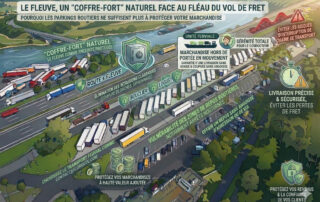 sécurité transport marchandises camion barge fluviale