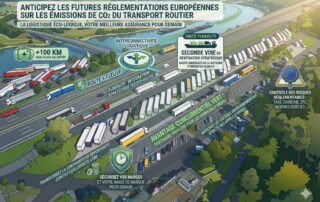 réduction CO2 transport routier logistique fluviale