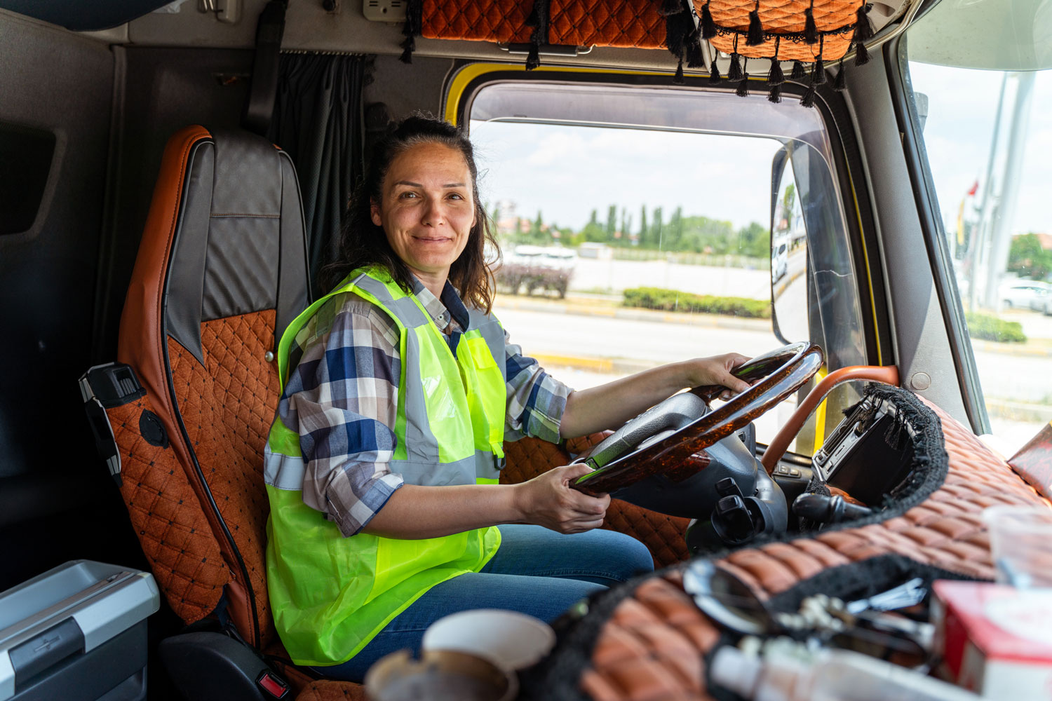 conductrice routière conditions de travail améliorées