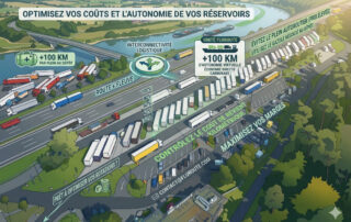 réduction consommation carburant poids lourd transport fluvial